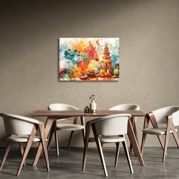 Obraz - Akvarelová ilustrace (70x50 cm)