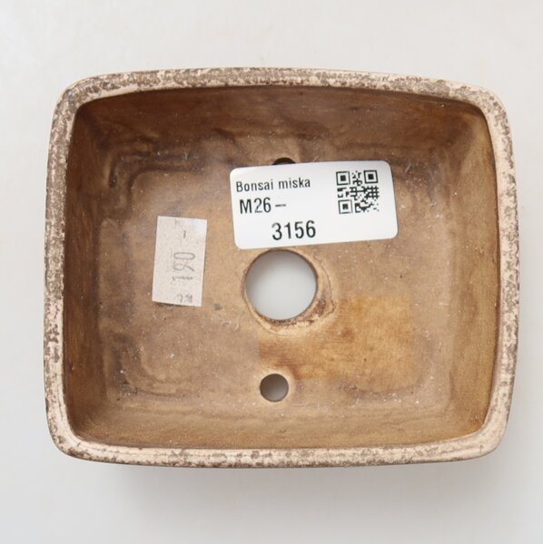 E-bonsai Keramická bonsai miska 10 x 8 x 3,5 cm růžová