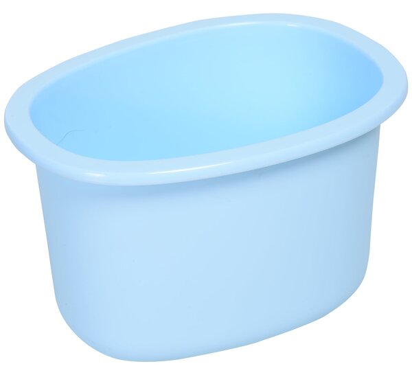 HOMCOM Dětský nočník ve tvaru hrocha 2 v 1 s odnímatelným nočníkem a toaletním štětcem pro učení, nosnost 25 kg, 40x30x23 cm, modrý | Aosom