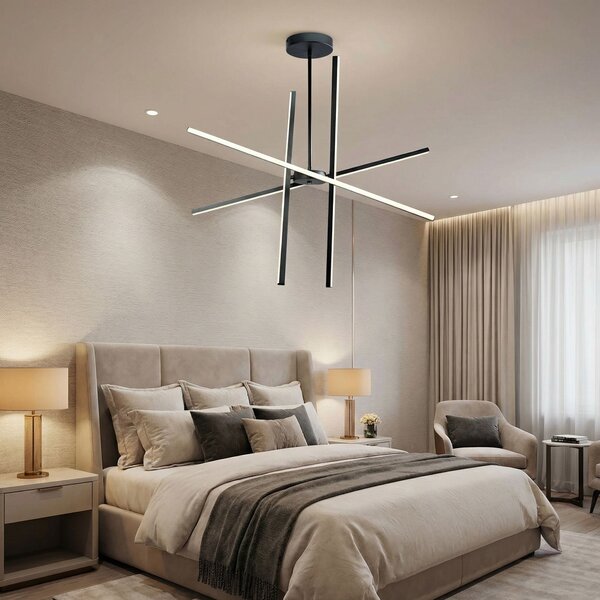 Toolight Toolight, LED stropní svítidlo, 40W, 4000K, 2000lm, APP1929-CP, černá, OSW-66068