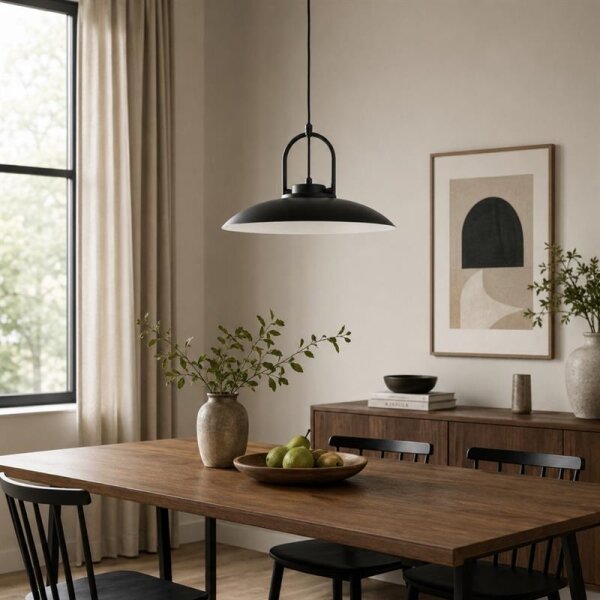 Lustr na lanku HATTORI 1xE27/15W/230V černá