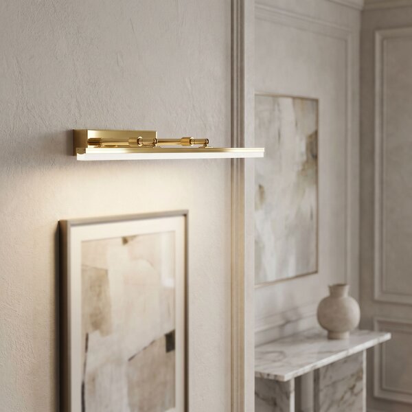 Toolight Rea, Koupelnové nástěnné LED svítidlo APP1873-1W 60cm GOLD, OSW-66028