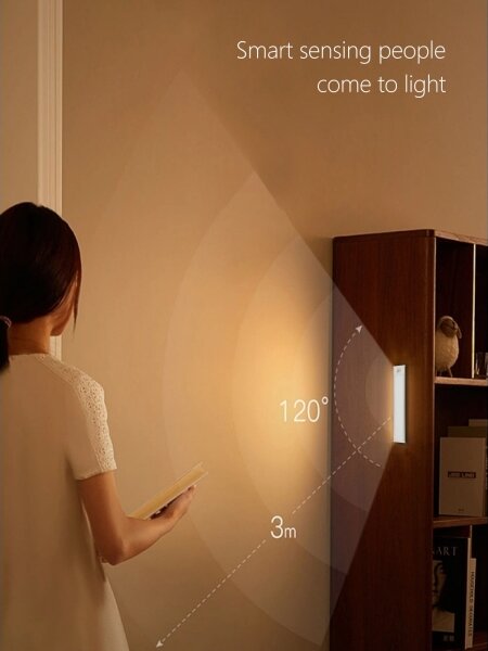 LED Podlinkové svítidlo CABINET-4 s PIR senzorem LED/1,5W/230V 1100mAh 4000K