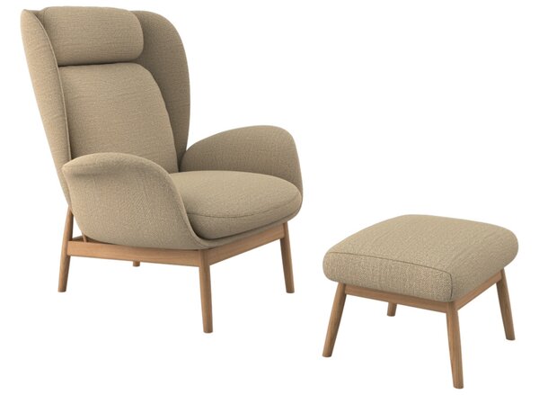 -25 % Dny MOMENTI– Flexlux Béžové čalouněné lounge křeslo PADOVA II