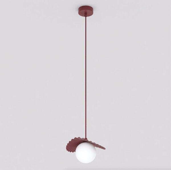 Lustr na lanku FLORA 1xG9/8W/230V červená