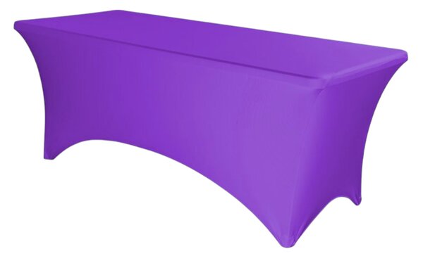 TENTino Elastický potah STANDARD na skládací stůl 152x76 cm VÍCE BAREV Barva ubrusu: FIALOVÁ / VIOLET