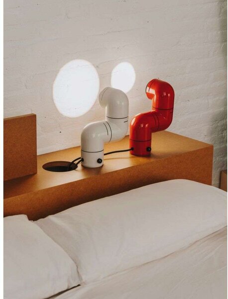 Stolní lampa Santa & Cole, stmívatelné, Bílá, Obývací pokoj, Plast