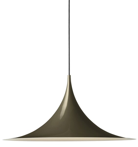 Závěsná svítidlo GUBI, Semi, stmívatelné, Hnědá / Rezavá, Obývací pokoj, Kov, Design