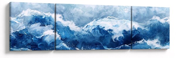 Obraz - Ilustrace moře (170x50 cm)