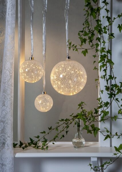 Eglo 411341 - LED Vánoční dekorace GLOW SNOW 50xLED/0,064W/3/230V pr. 20 cm