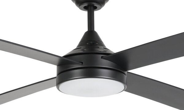 Eglo 35085 - LED Stmívatelný stropní ventilátor TRINIDAD LED/20W/230V + DO černá