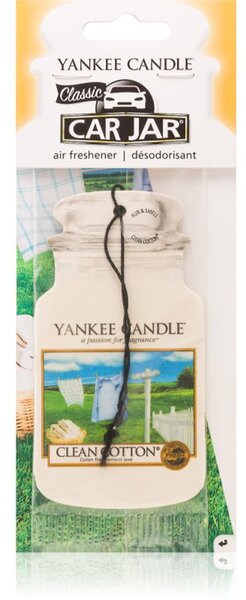 Yankee Candle Clean Cotton vonná auto visačka 1 ks