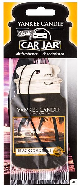 Yankee Candle Black Coconut vonná auto visačka 1 ks