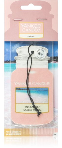 Yankee Candle Pink Sands vonná auto visačka 1 ks
