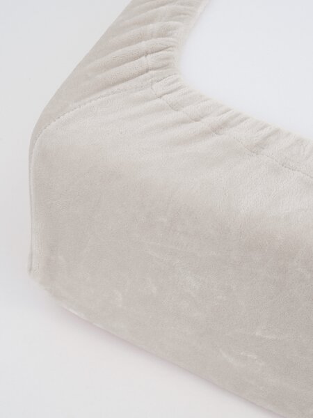 MK Lůžkoviny Prostěradlo mikroplyš Deluxe 90 x 200 cm - přírodní