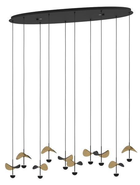 STROPNÍ ZÁVĚSNÉ LED SVÍTIDLO, 112/33/150 cm Eglo - Online Only svítidla, Online Only
