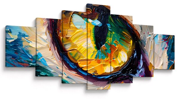Obraz - Malba kočičího oka (210x100 cm)