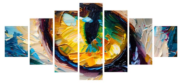 Obraz - Malba kočičího oka (210x100 cm)