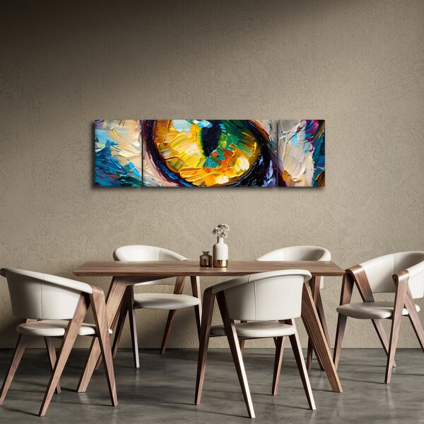 Obraz - Malba kočičího oka (170x50 cm)