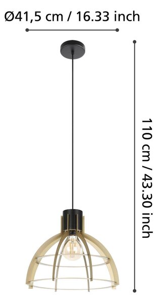 ZÁVĚSNÉ SVÍTIDLO, 41,5/110 cm Eglo - Online Only svítidla, Online Only