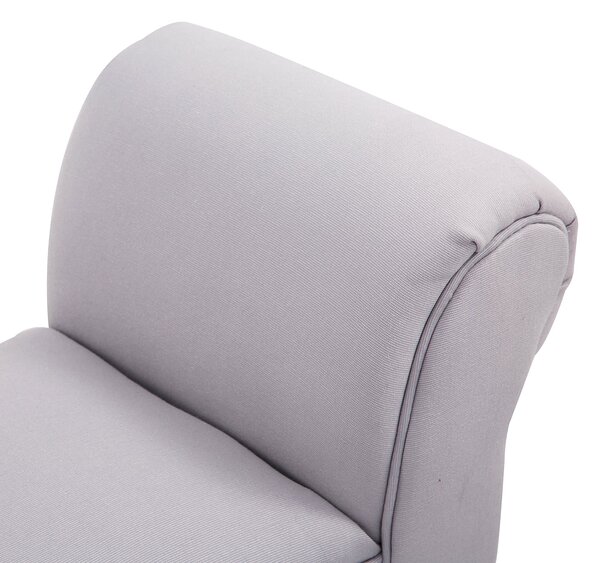HOMCOM Čelo postele, čalouněná lavice, sedací lavice, chodbičková lavice do ložnice, nosnost až 130 kg, plátěný potah, šedá, 102 x 36 x 51 cm | Aosom