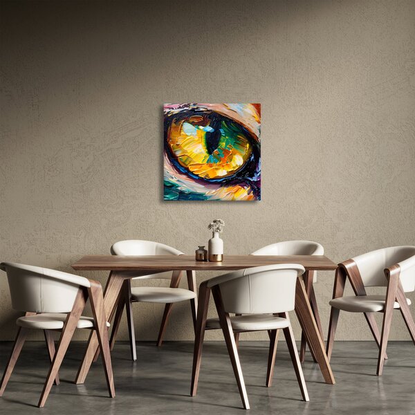 Obraz - Malba kočičího oka (30x30 cm)