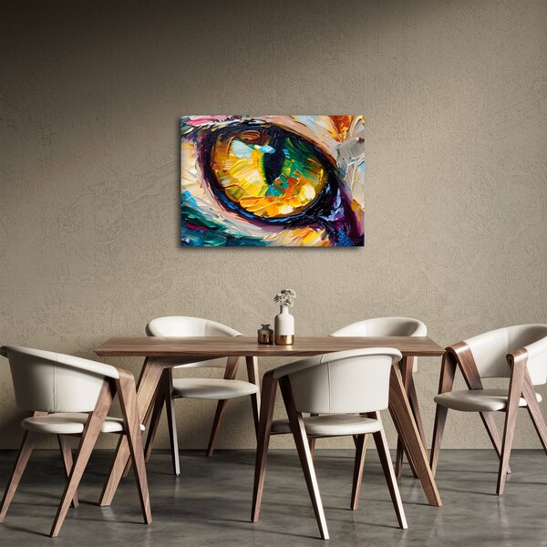 Obraz - Malba kočičího oka (70x50 cm)