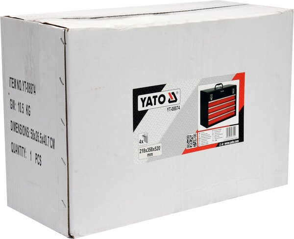YATO Skříňka na nářadí, 4x zásuvka Yato