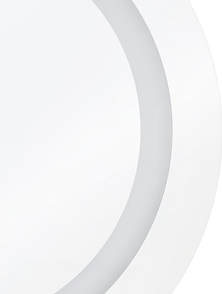 LED koupelnové zrcadlo SELUNE 58 cm 58 cm Stříbrná