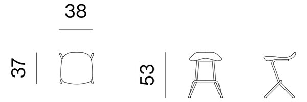 Designové stoličky Strain Stool