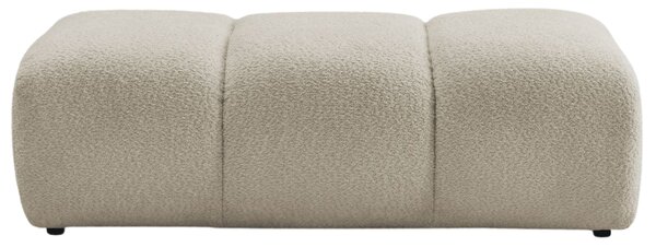 -25 % Dny MOMENTI– Bobochic Paris Béžová bouclé podnožka Pamira 124 x 60 cm