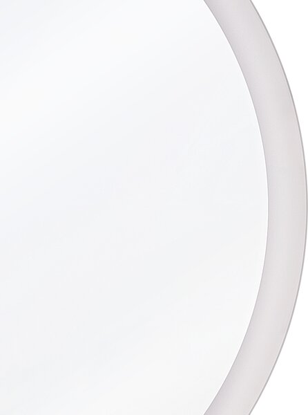 LED koupelnové zrcadlo YSER 58 cm 58 cm Stříbrná