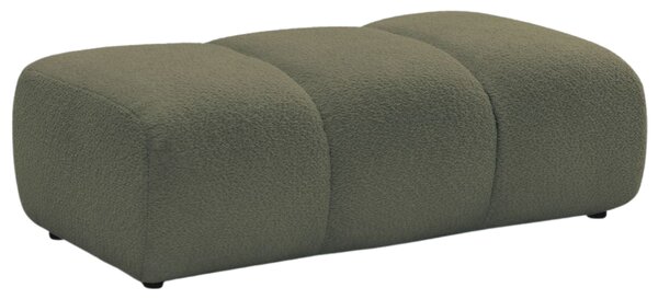 -25 % Dny MOMENTI– Bobochic Paris Zelená bouclé podnožka Pamira 124 x 60 cm