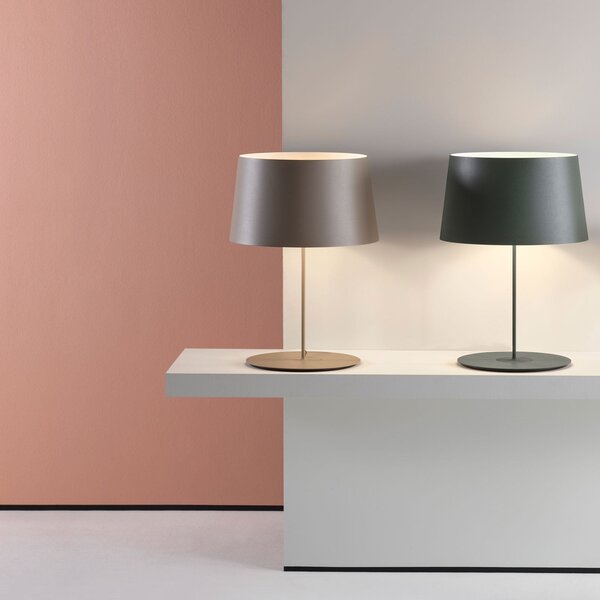 Stolní lampa Vibia, Warm, Béžová, Obývací pokoj, Kov, Moderní