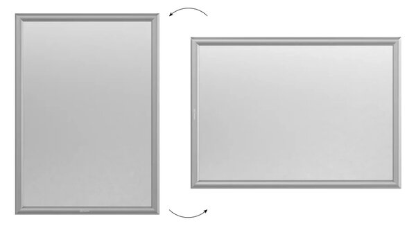 Plakátový rám A2 – zavírací stříbrný Klip rám, FRAME_A2S