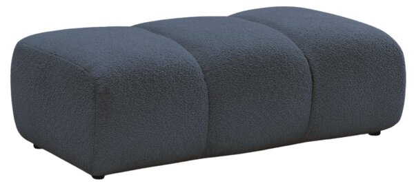 -25 % Dny MOMENTI– Bobochic Paris Tmavě modrá bouclé podnožka Pamira 124 x 60 cm