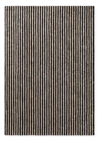 Černý ručně tkaný jutový koberec 160x230 cm Harvest Ebony – Elle Decoration