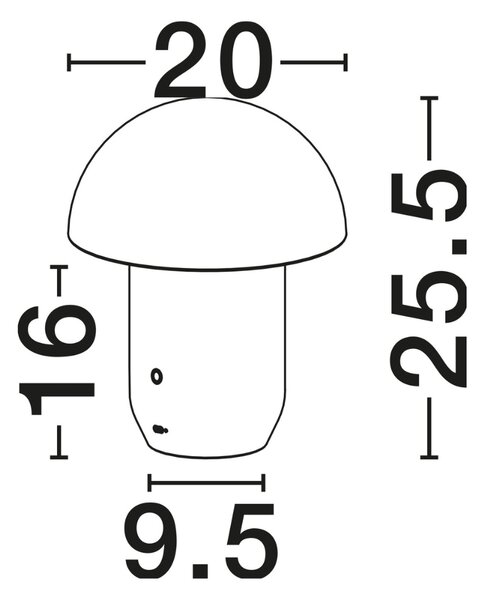 Nova Luce Zelená kovová nabíjecí stolní LED lampa Pois