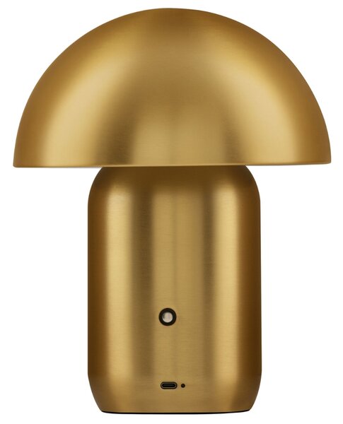 Nova Luce Zlatá kovová nabíjecí stolní LED lampa Pois