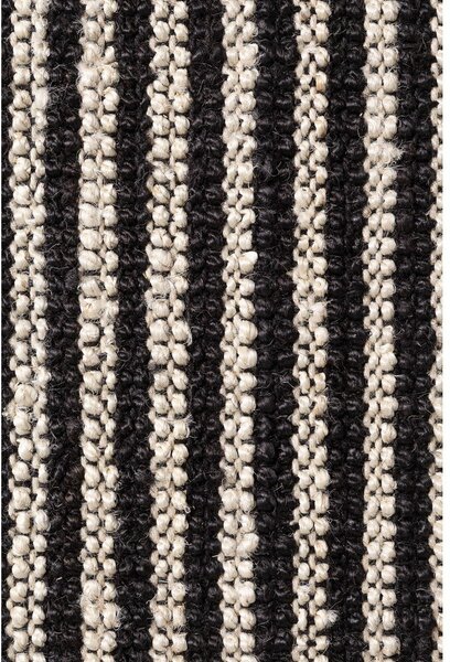 Černý ručně tkaný jutový koberec 160x230 cm Harvest Ebony – Elle Decoration