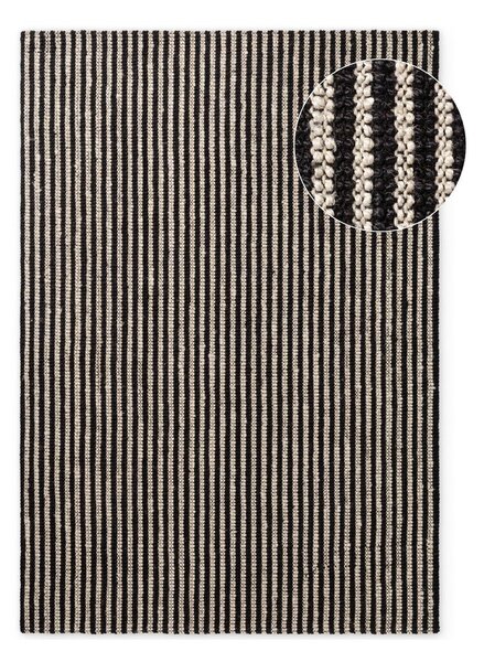Černý ručně tkaný jutový koberec 160x230 cm Harvest Ebony – Elle Decoration