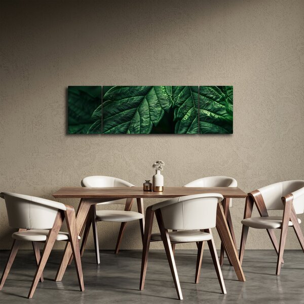 Obraz - Detail listu (170x50 cm)