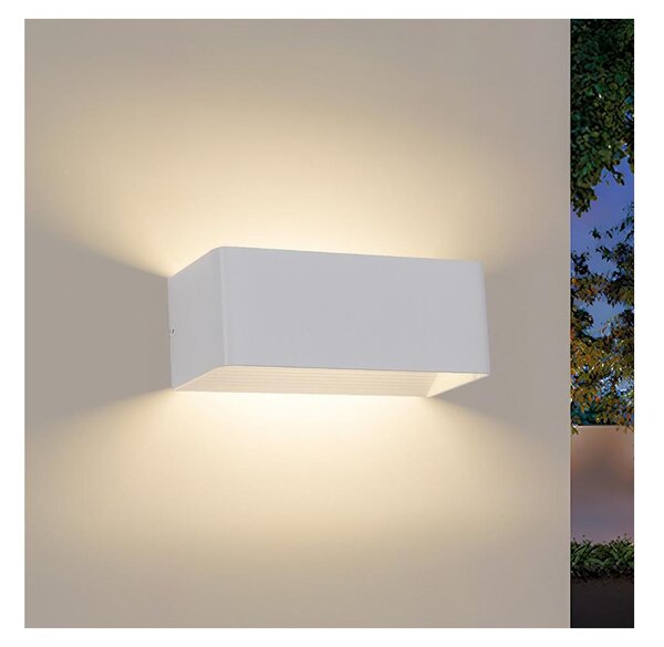 Brilagi - LED Venkovní nástěnné svítidlo DONNANI LED/7W/230V 20 cm bílá IP44