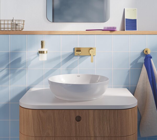 Grohe Lineare umyvadlová baterie pod omítku Brushed Cool Sunrise 23444GN1