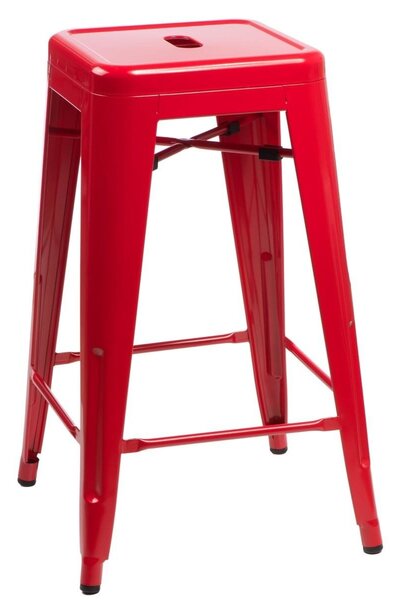 Barová stolička Paris 75cm červená