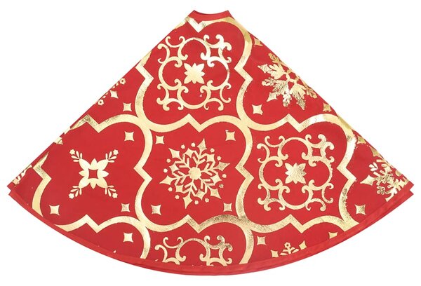 Luxusní vánoční sukně s ponožkou červená 122 cm látková 330276