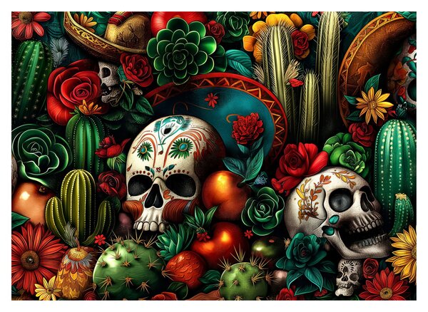 Obraz - Mexický koncept (70x50 cm)