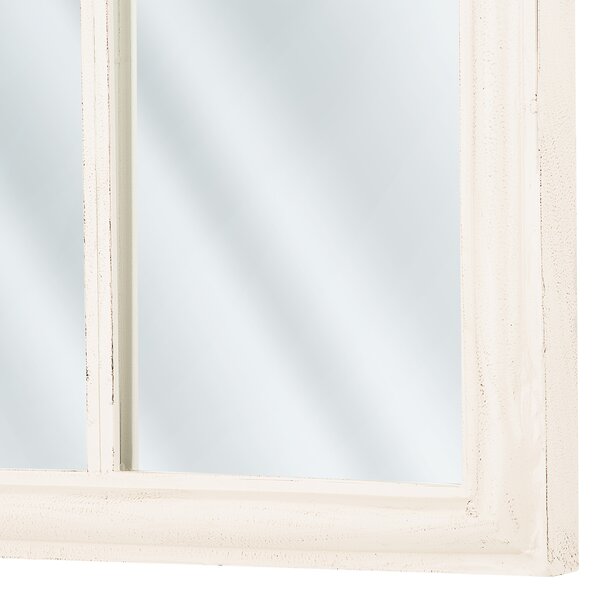 Zrcadlo TRELLY 62 cm 113 cm Kov Bílá