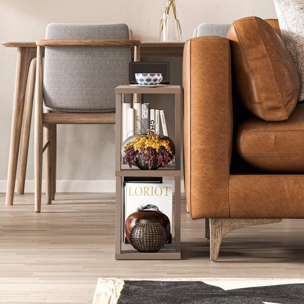 Odkládací stolek Houseland Lazena mocha