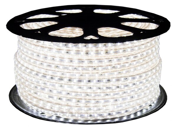 LED pásek - 230V - SMD 2835 - 1m - 60LED/m- 6W/m - 380Lm - IP68 - studená bílá - 10mm BERGE